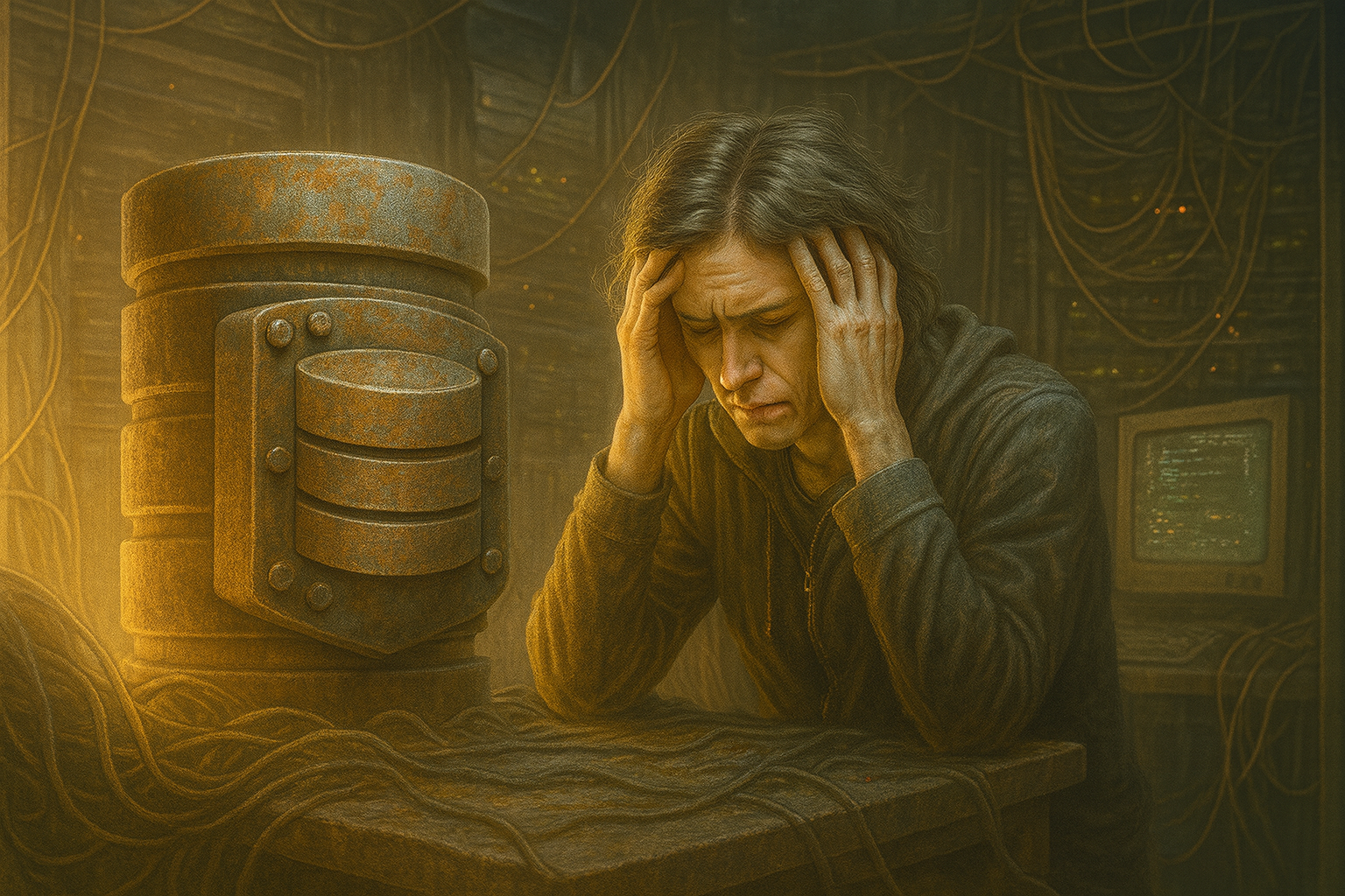 Illustrazione rischio software legacy